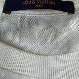 Louis Vuitton White Half Damier Pocket T-Shirt