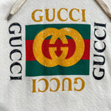 Gucci Cream Bootleg Logo Hoodie