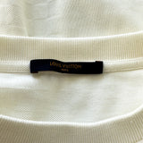 Louis Vuitton White Half Damier Pocket T-Shirt