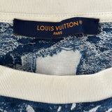 Louis Vuitton Blue & White Aquagarden Monogram T-Shirt