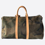 Louis Vuitton Supreme Camouflage Monogram Keepall 45