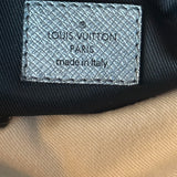 Louis Vuitton Gunmetal Silver Taigarama Outdoor Messenger Bag