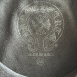 Chrome Hearts Black & White Miami Horseshoe Logo T-Shirt