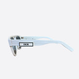 Dior White & Blue Oblique Sunglasses