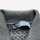 Louis Vuitton Black Damier Wool Cardigan