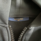 Louis Vuitton Oz Black Embroidered Zip Up Hoodie