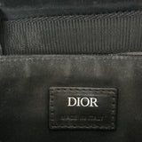 Dior Black CD Diamond Mini Saddle Bag