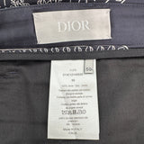 Dior Cactus Jack Navy & White Diamond Bandana Print Silk Shorts