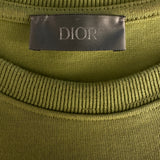 Dior Green CD Icon Embroidered Logo T-Shirt