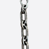 Chrome Hearts Silver Paper E Chain Bracelet