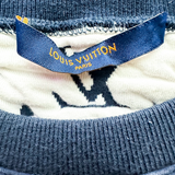 Louis Vuitton Navy & White Monogram Sweater