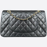 Chanel Black Caviar Quilted Medium Flap Bag