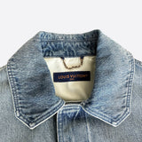 Louis Vuitton Blue Monogram Workwear Denim Shirt