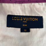 Louis Vuitton Purple Monogram Slim Jeans