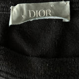 Dior ERL Black Embroidered Logo T-Shirt