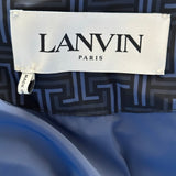 Lanvin Black & Blue Jacquard Anorak