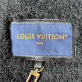 Louis Vuitton Black Monogram Shearling Jacket