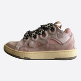 Lanvin Pink Curb Oversized Women's Sneakers