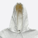 Dior White Oblique Towel Hoodie