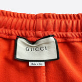 Gucci Orange Logo Striped Trackpants