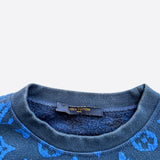 Louis Vuitton Blue Monogram Jacquard Sweater