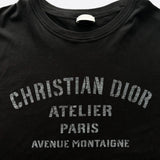 Dior Atelier Black Faded Logo T-Shirt