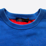 Louis Vuitton Blue & Red Monogram Gradient Sweater