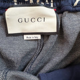 Gucci Blue & White GG Monogram Trackpants