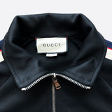 Gucci Black Logo Striped Track Jacket