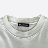 Balenciaga White & Black Logo T-Shirt