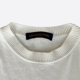 Louis Vuitton White & Grey Pin Logo T-Shirt