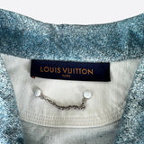 Louis Vuitton Blue & White Gradient Snowfall Monogram Denim Jacket