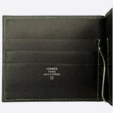 Hermes Green Alligator Poker Compact Wallet