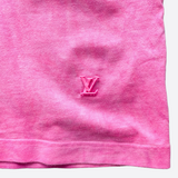 Louis Vuitton Pink Tie-Dye Logo Tee