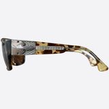 Chrome Hearts Brown Havana G-Money Sunglasses