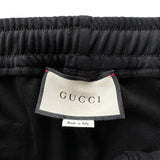 Gucci Black Logo Striped Trackpants