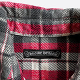 Chrome Hearts Red Plaid Cross Patch Flannel