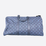 Louis Vuitton Blue Shadow Monogram Keepall 50