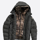 Moncler Grey & Black Camo Trim Men's Jacket