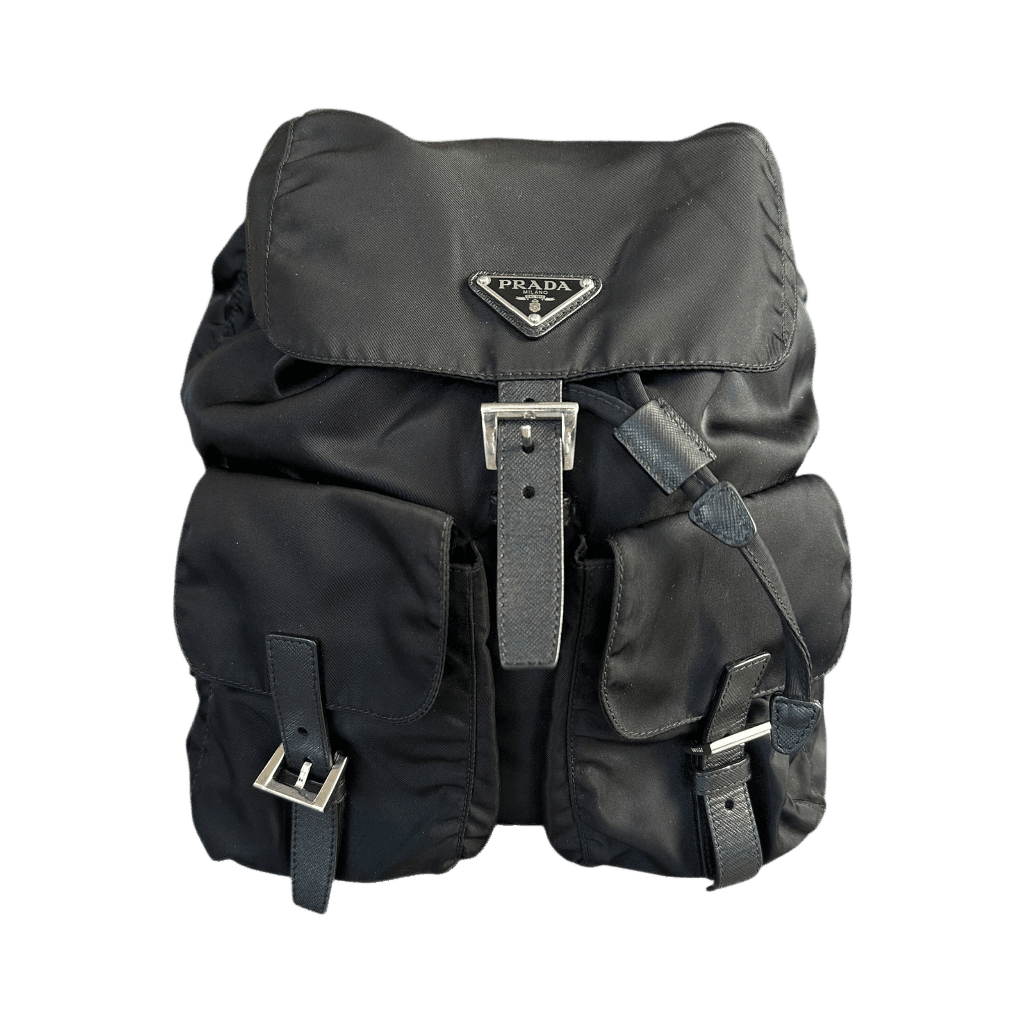 Prada Black Re - Nylon Backpack - Morely TrendsPrada Type here:)