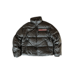 Prada Black & Red Linnea Rosse Puffer Jacket - Morely TrendsPrada Type here:)