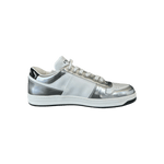 Prada White & Silver Downtown Sneakers - Morely TrendsPrada Type here:)