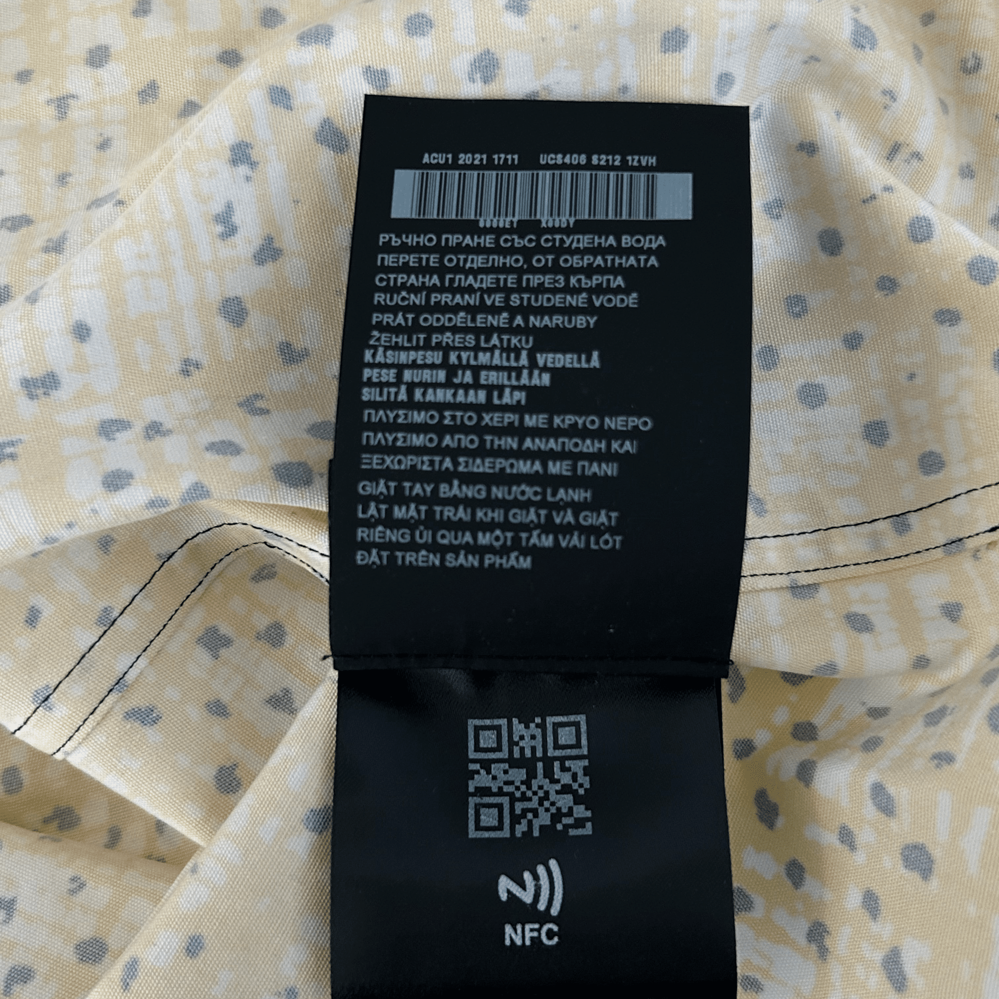 Prada Yellow Banana Split Button Up Shirt - Morely TrendsPrada Type here:)