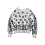 Rhude White & Black Paisley Knitted Sweater - Morely TrendsRhude Type here:)