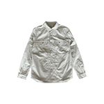 Rick Owens Beige Button Up Overshirt - Morely TrendsRick Owens Type here:)