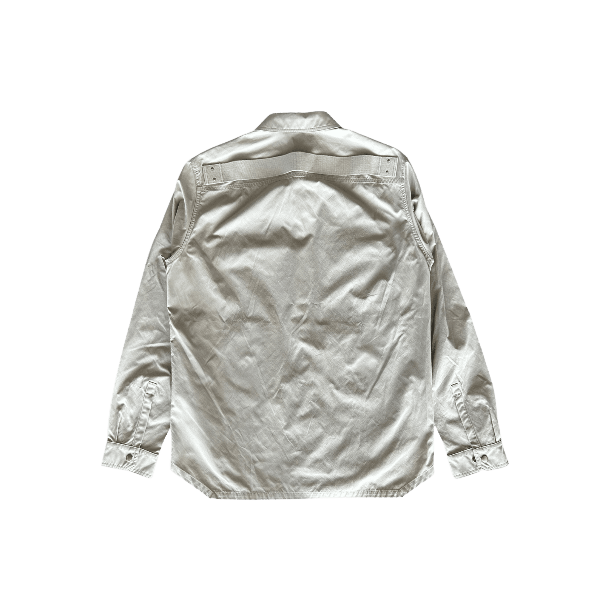 Rick Owens Beige Button Up Overshirt - Morely TrendsRick Owens Type here:)