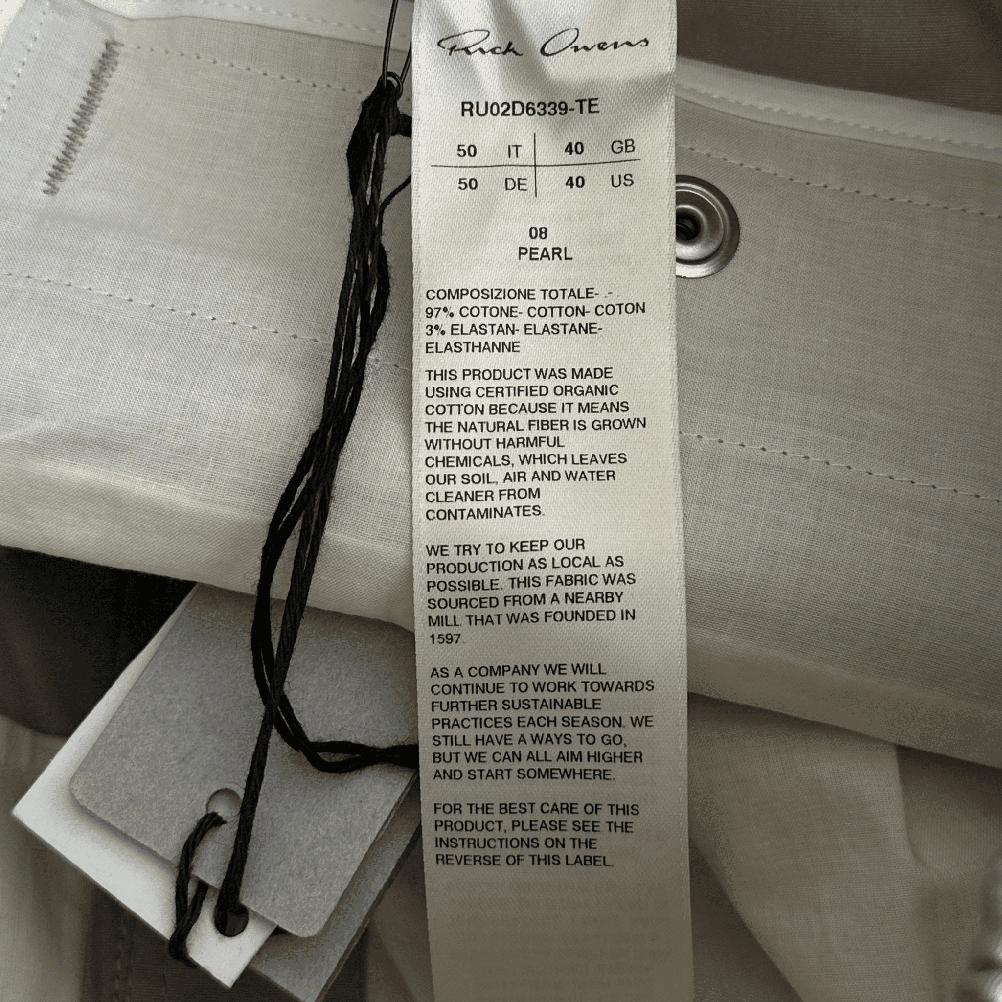 Rick Owens Beige Poplin Cargobelas Pants - Morely TrendsRick Owens Type here:)