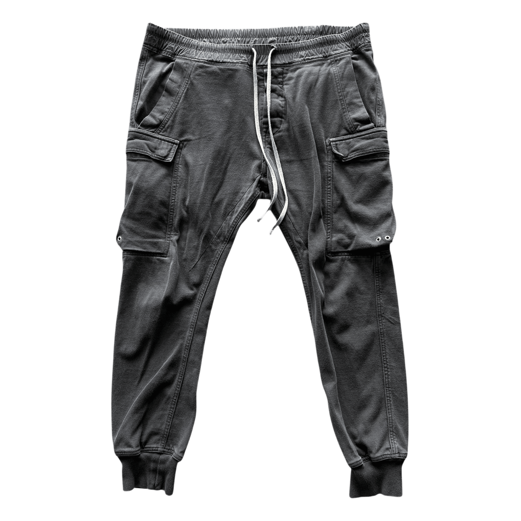 Rick Owens Black Cargo Jogger Pants - Morely TrendsRick Owens Type here:)