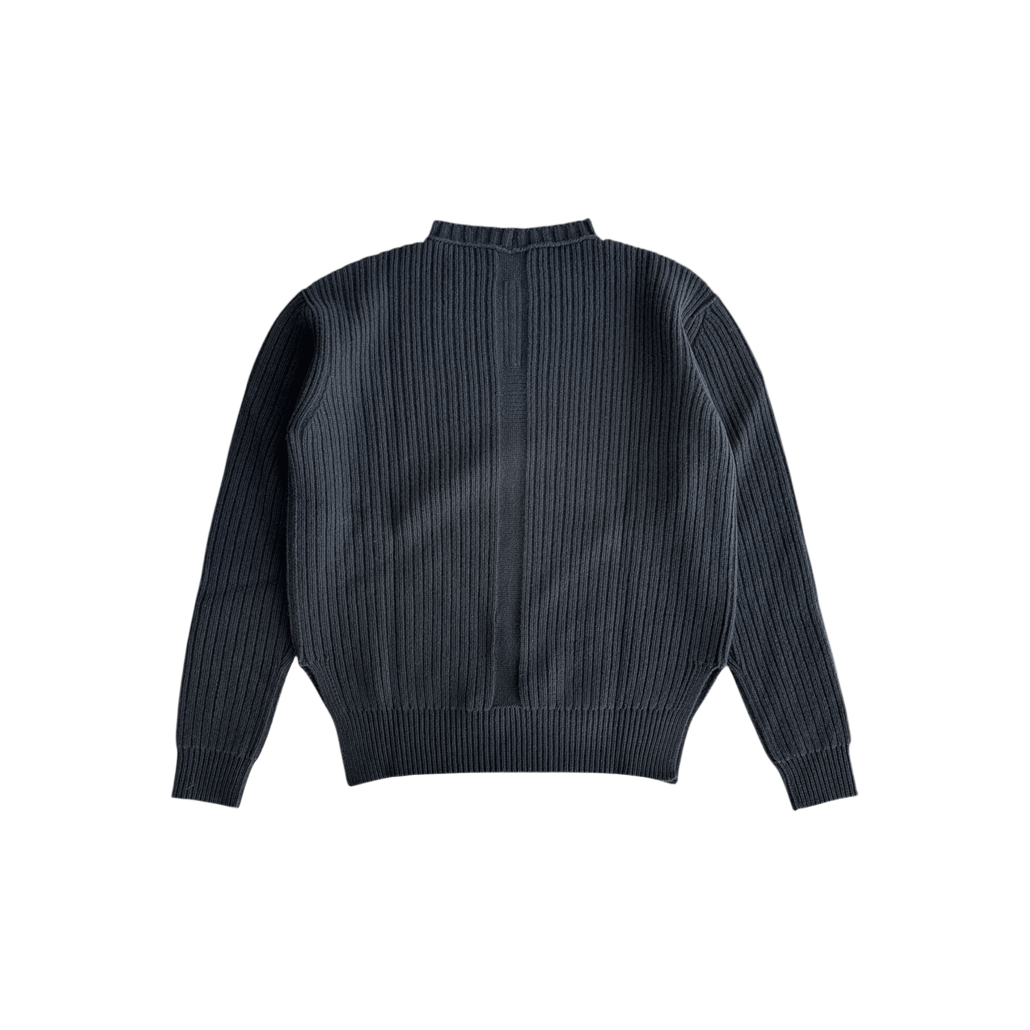 Rick Owens Black Fisherman Knitted Sweater - Morely TrendsRick Owens Type here:)
