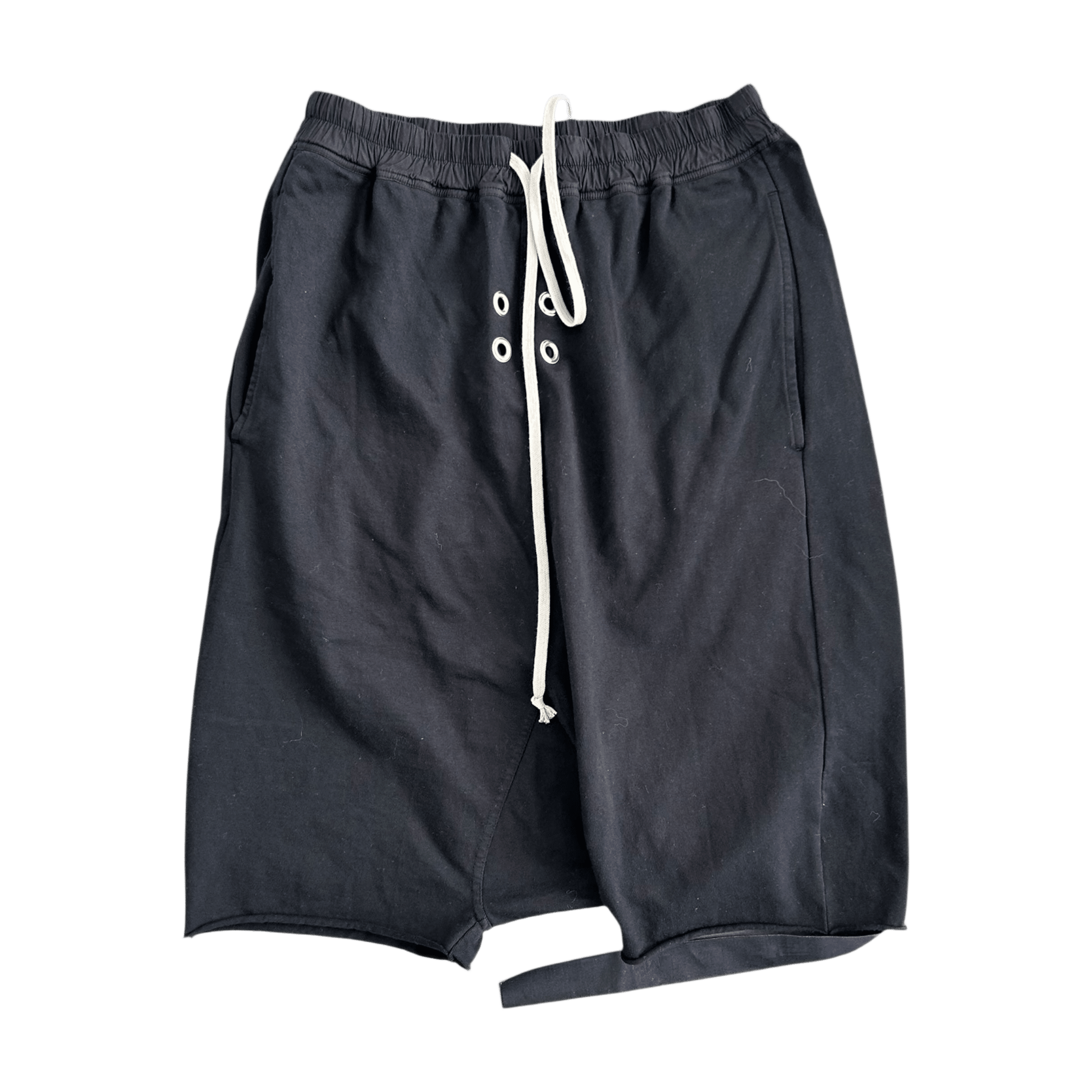 Rick Owens Black Gimp Pod Shorts - Morely TrendsRick Owens Type here:)
